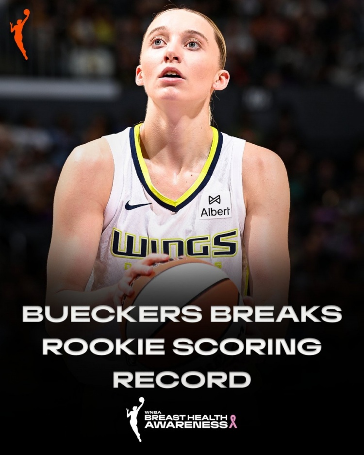 佩奇昨日44分创多项纪录 以八成多命中率轰40+WNBA历史首人