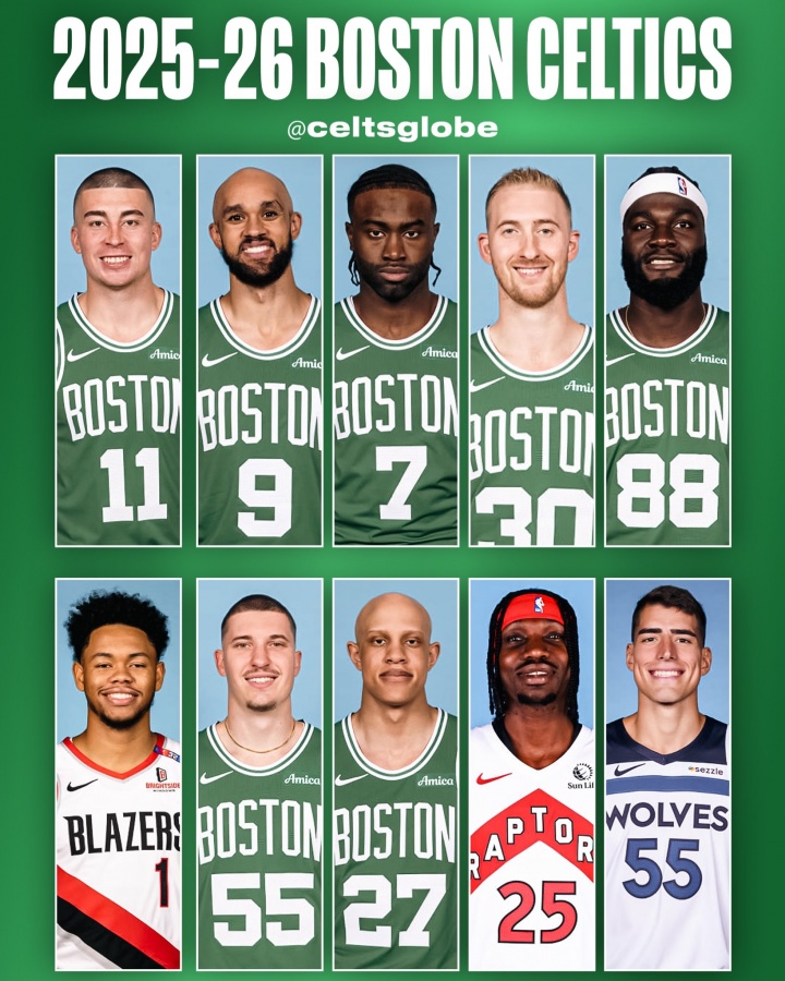 前年冠军！凯尔特人2025-26潜在轮换 这阵容能打到东部第几？